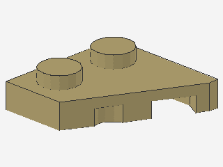 Lego Keilplatte 2 x 2 (24299) links