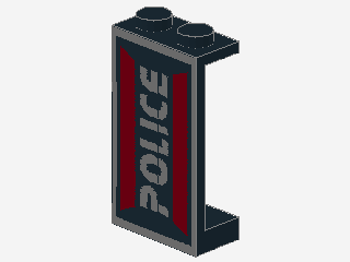 Lego Paneele 1 x 2 x 3 (2362a + b) dekoriert