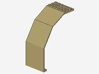 Lego Paneele 10 x 6 x 11 (2408)