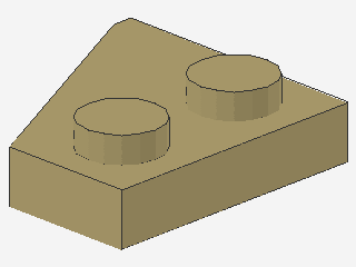 Lego Keilplatte 2 x 2 (24307) rechts