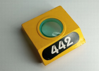 Lego Paneele 4 x 3 x 3 (30080c01) mit Bullauge, dekoriert