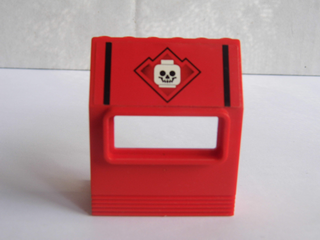 Lego Paneel 3 x 6 x 6 (30288) mit Fenster, dekoriert