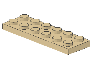 Lego Platte 2 x 6 (3795)