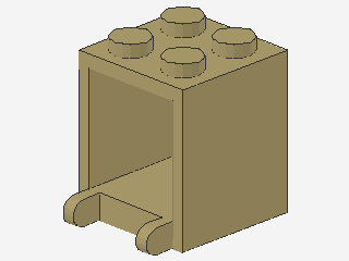 Lego Box 2 x 2 x 2 (4345a) solide Studs