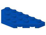 Lego Wedge Plate 3 x 6 (2419) blue