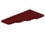 Lego Wedge Plate 12 x 6 (30355) left, dark red