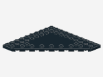 Lego Wedge Plate 10 x 10 (92584) black